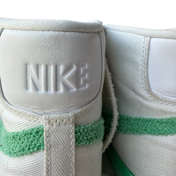 Nike Blazers Mid 77 Chenille Swoosh Green Fade - Picture 6 of 12